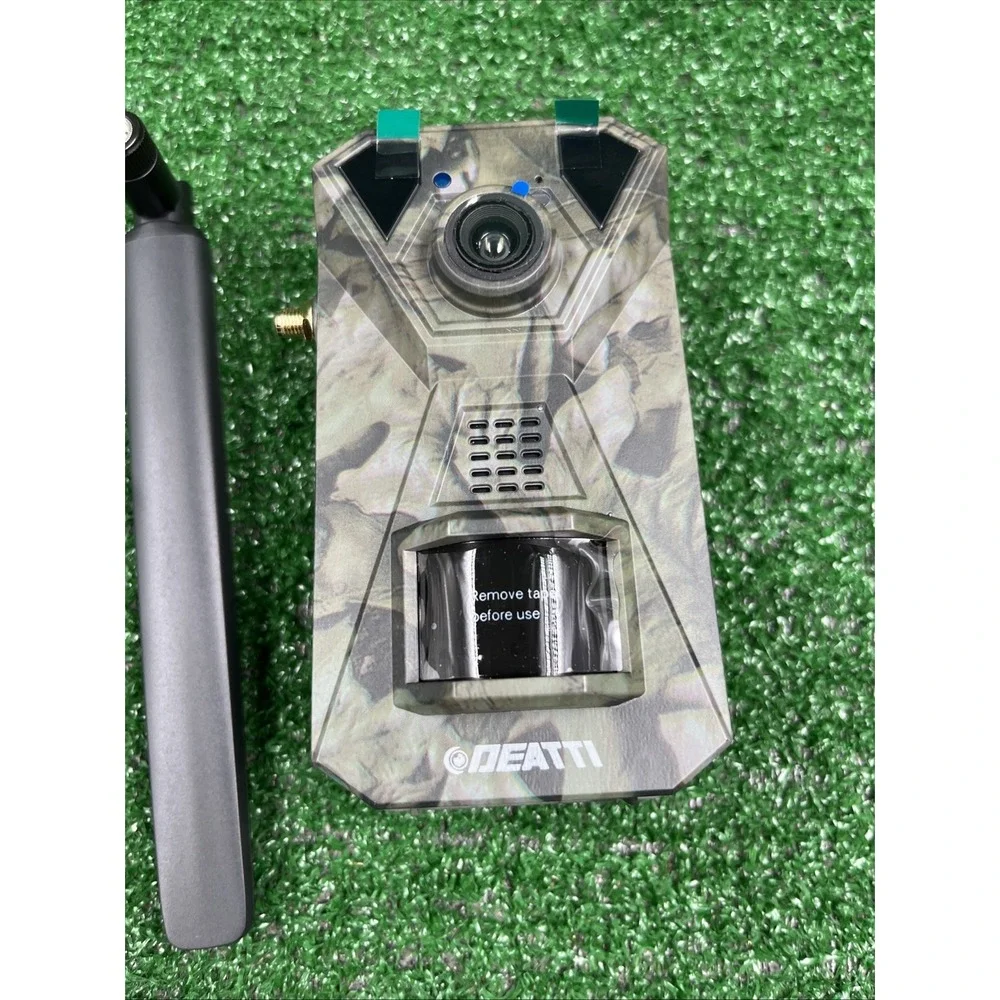 DEATTI 4G LTE Cellular Trail‎ Cameras 64GB TF Card 2.7K HD Solar New Open Box